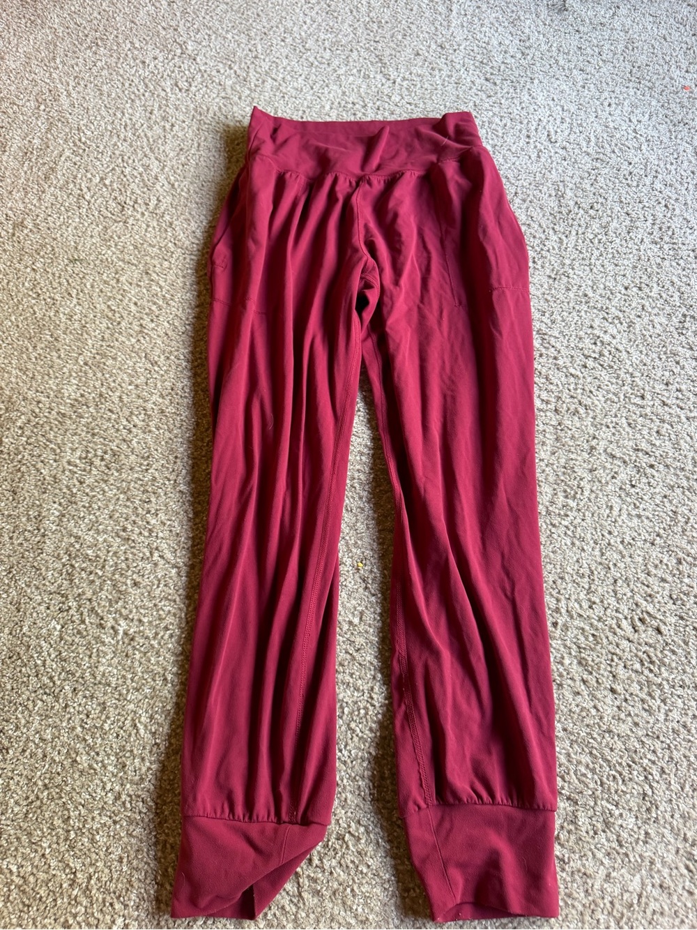 Athleta Maroon Track Pants